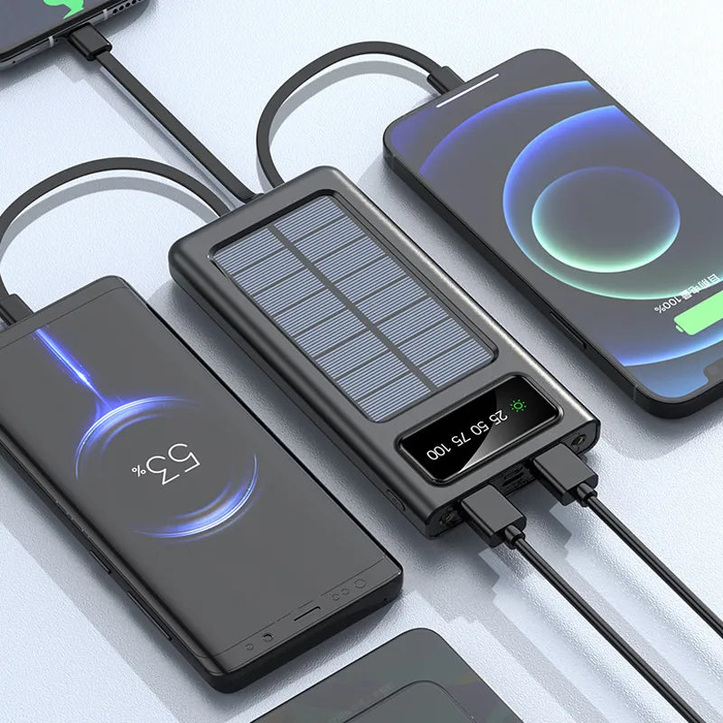Kingmox™ - Batería Portatil Solar 20,000 MAh 4 EN 1– TIENDA 2